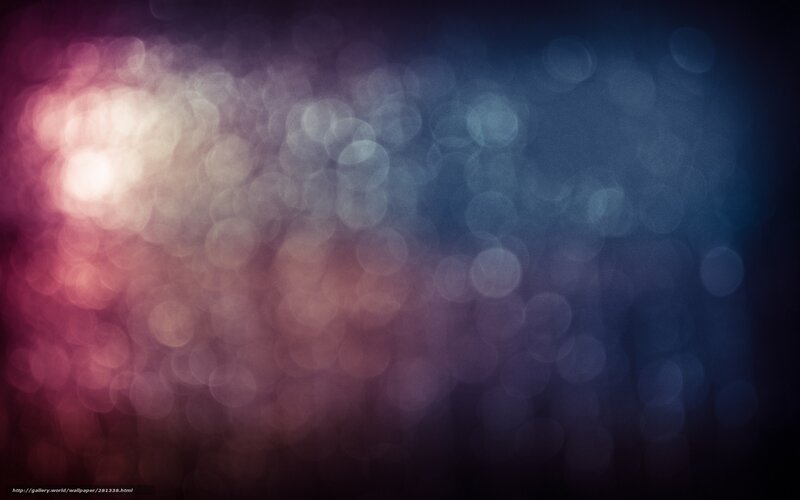 Bokeh Lights in Gradient