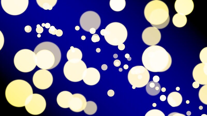 bokeh lights on blue background