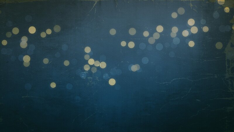 Bokeh Lights on Dark Surface — Blue, Calm