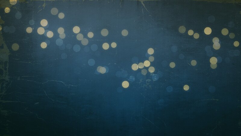 Bokeh Lights on Dark Surface — Blue