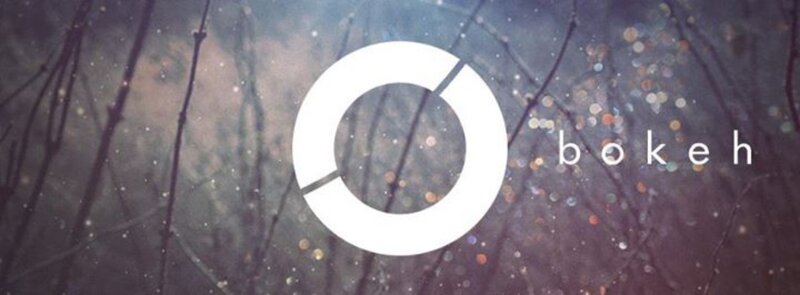 bokeh logo on nature background