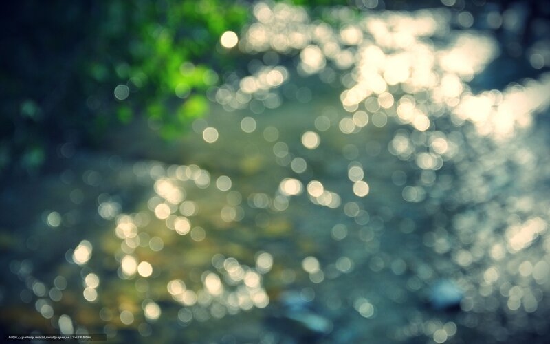 Bokeh of Sunlit Water