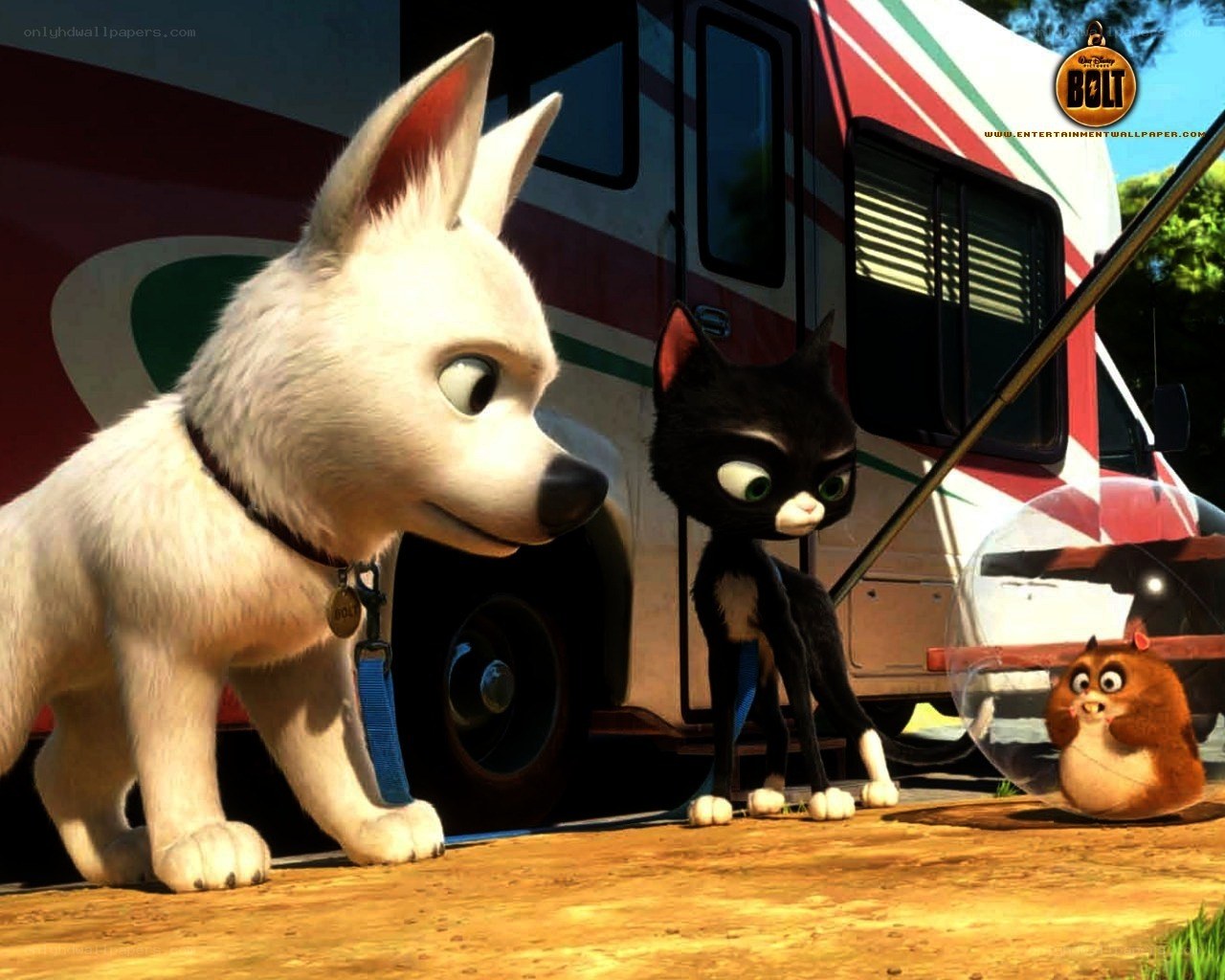 Bolt and his friends