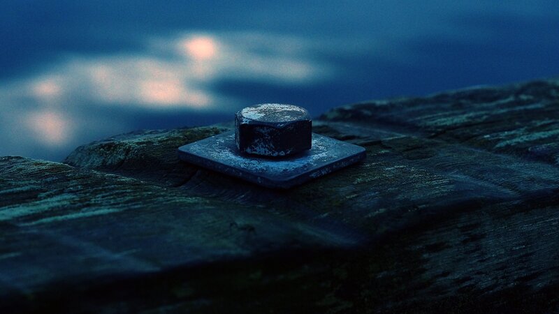 Bolt on Wooden Surface