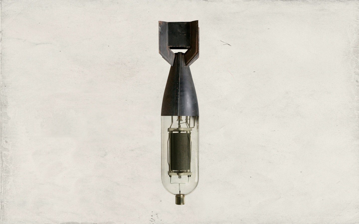bomb with glass body