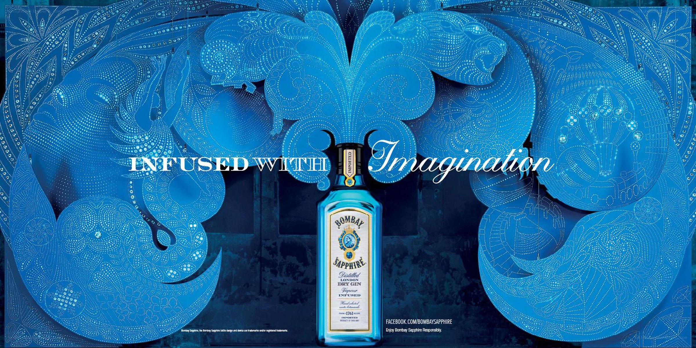 Bombay Sapphire gin ad