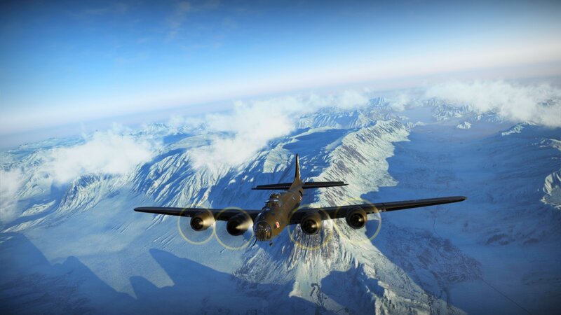 Bomber Aircraft Flying