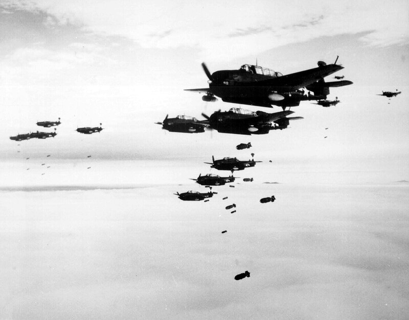 Bomber Aircraft Formation