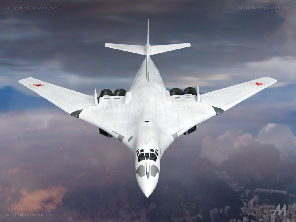 Bomber aircraft in flight