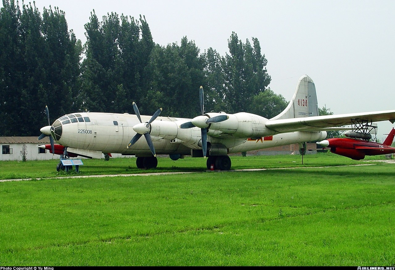 Bomber aircraft on display