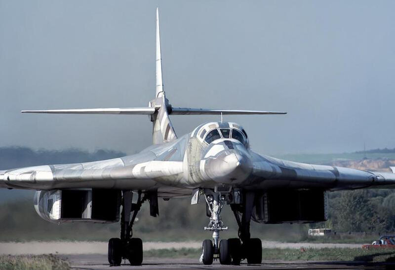Bomber aircraft on runway