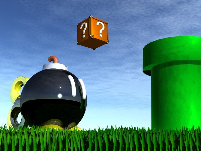 Bomber and question block
