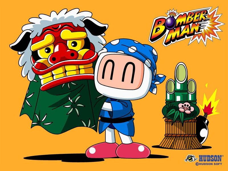 Bomberman Character — Orange