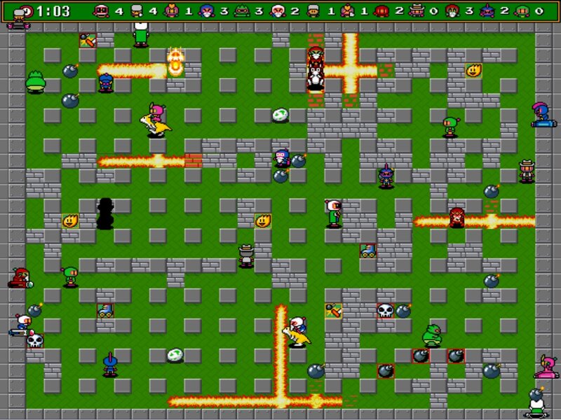 Bomberman game screenshot