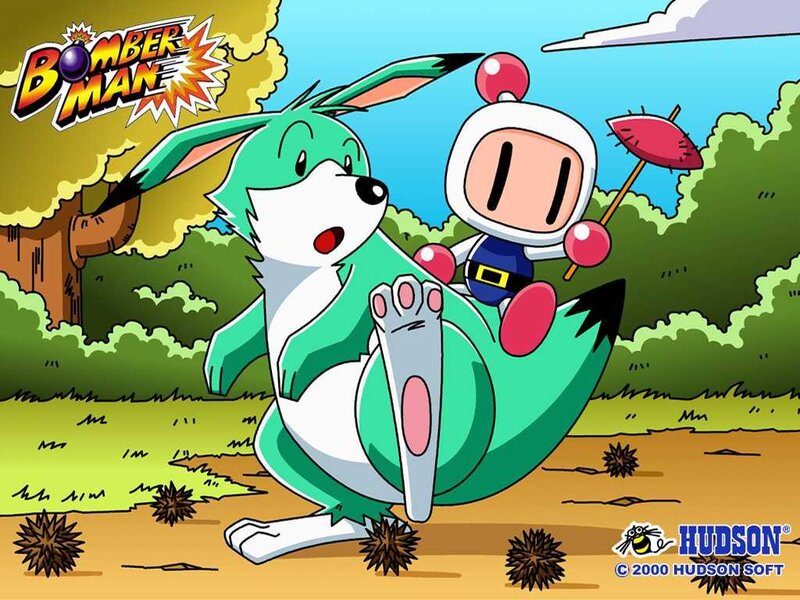 Bomberman on a Rabbit