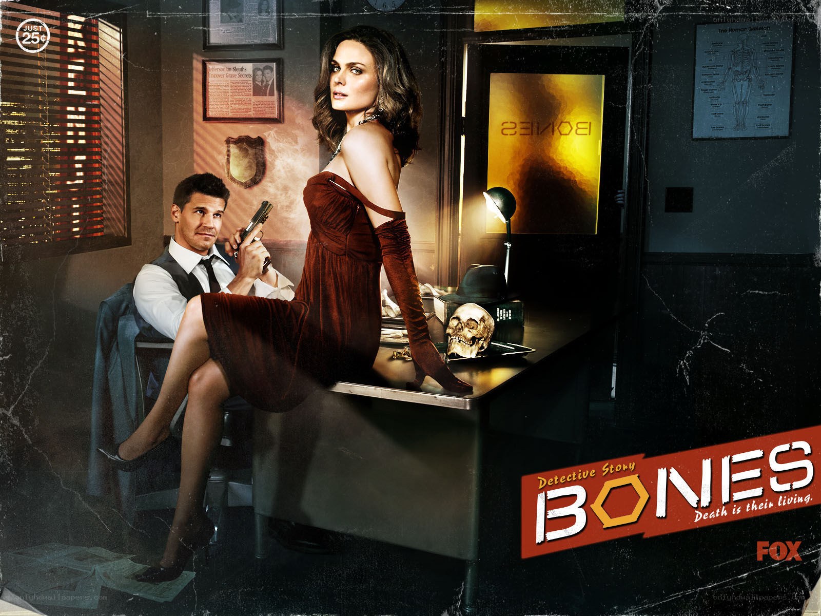 Bones TV show promotional poster