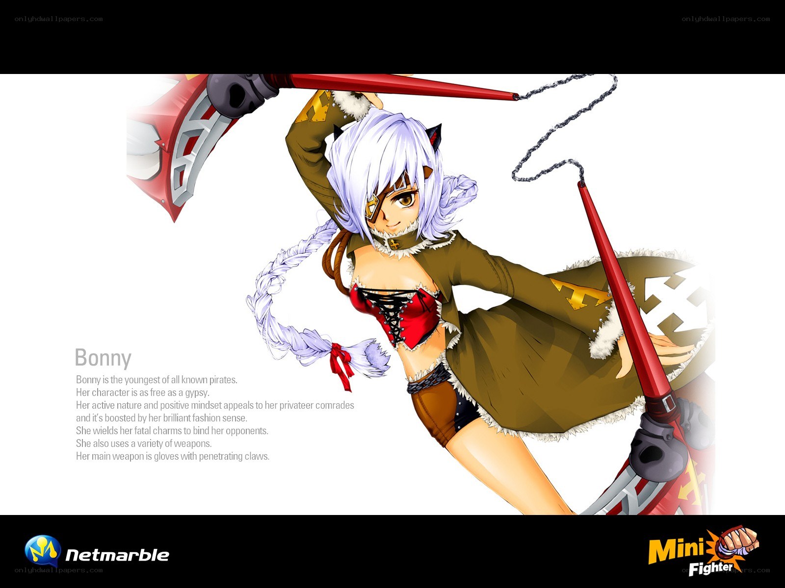Bonny character art from Mini Fighter