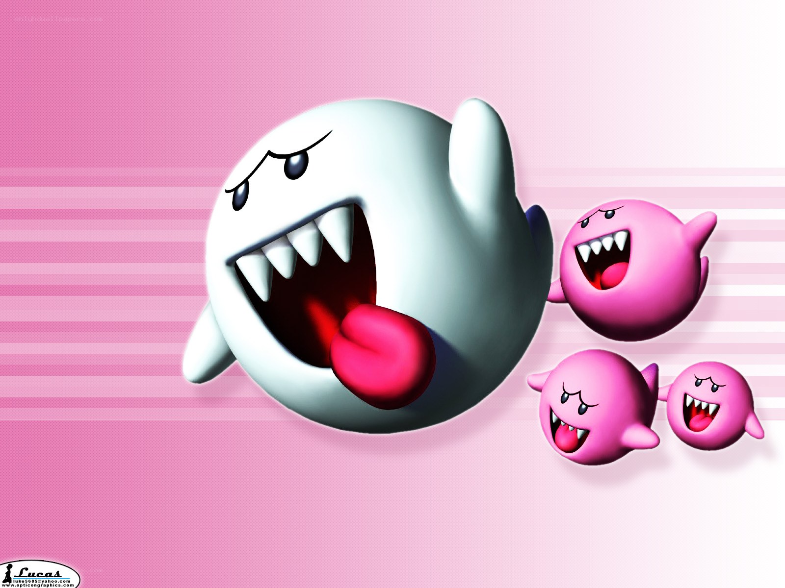Boo characters from Mario series