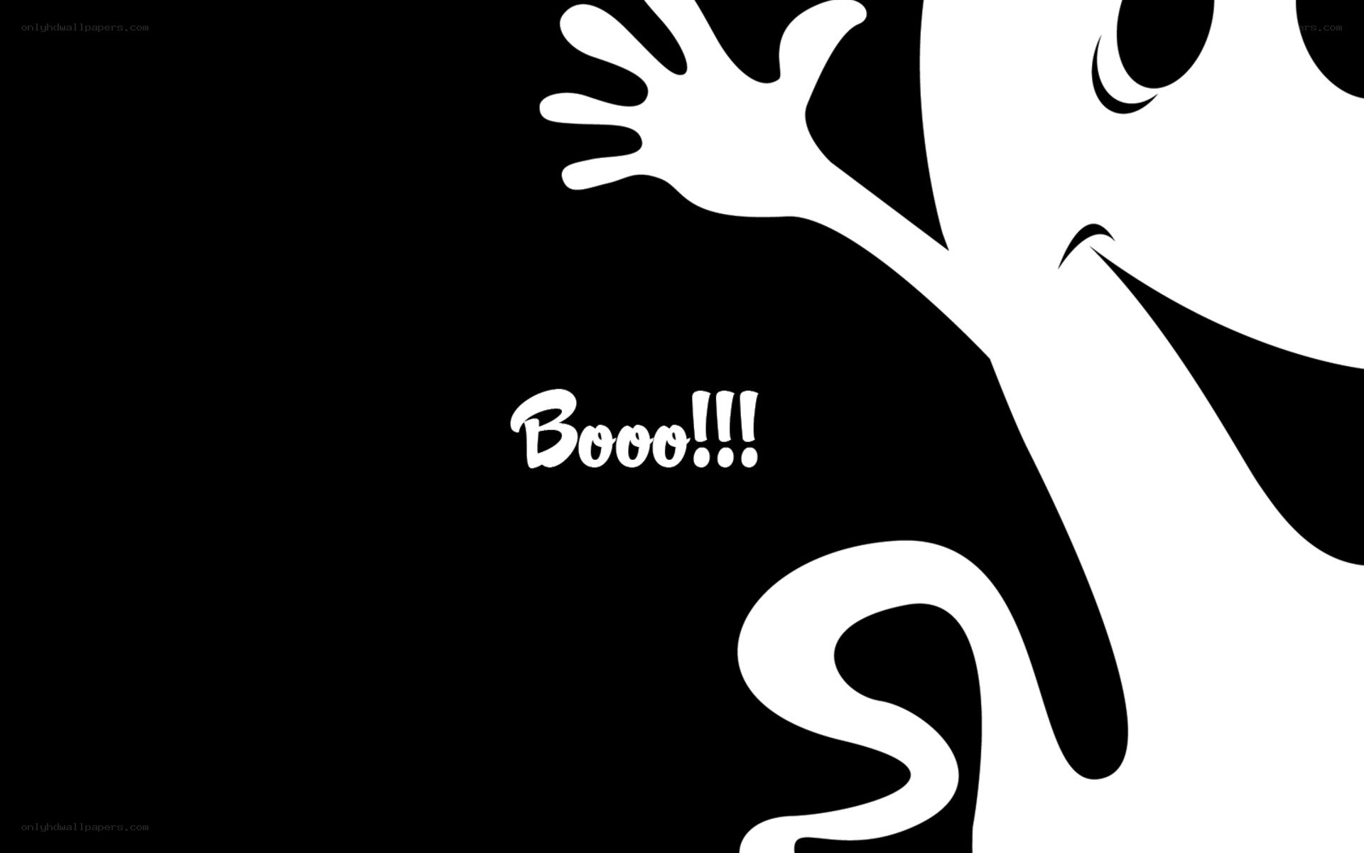 Boo ghost cartoon