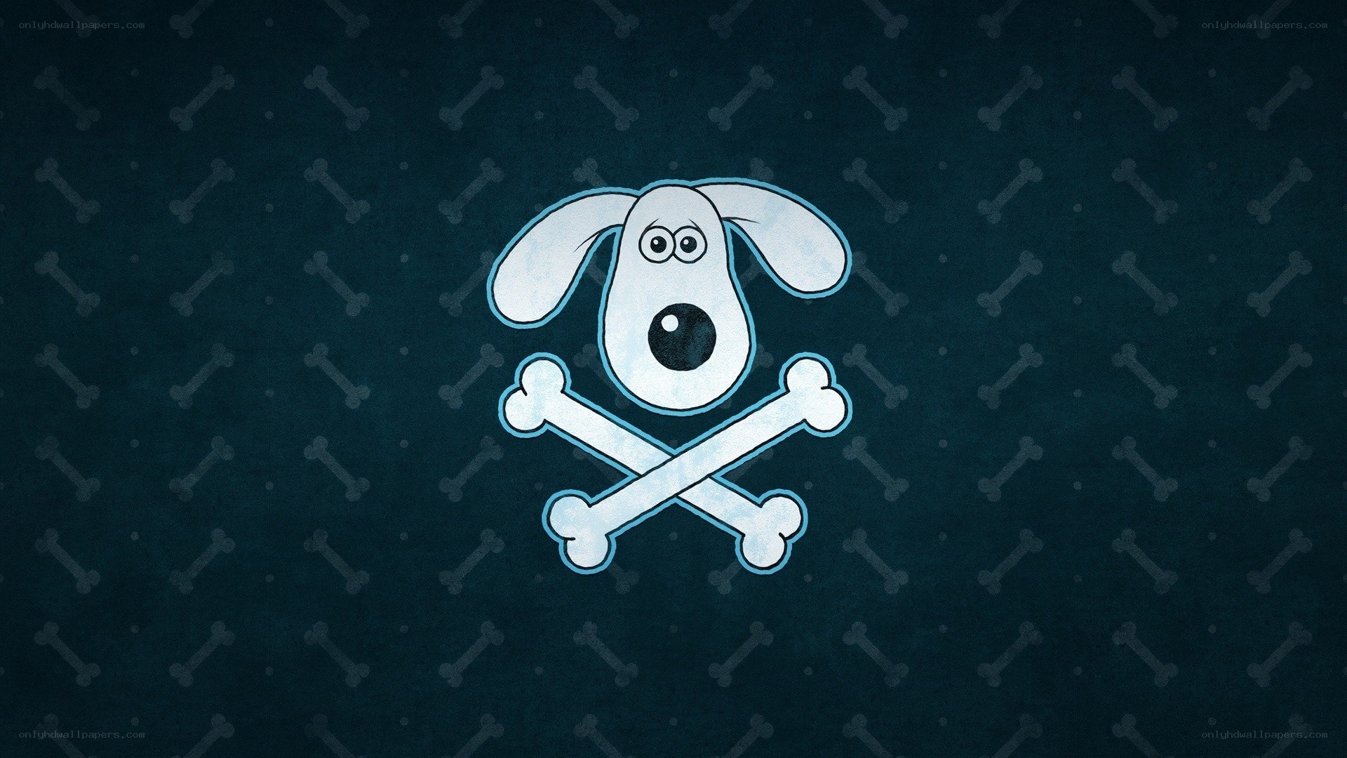 Boo the dog with bones
