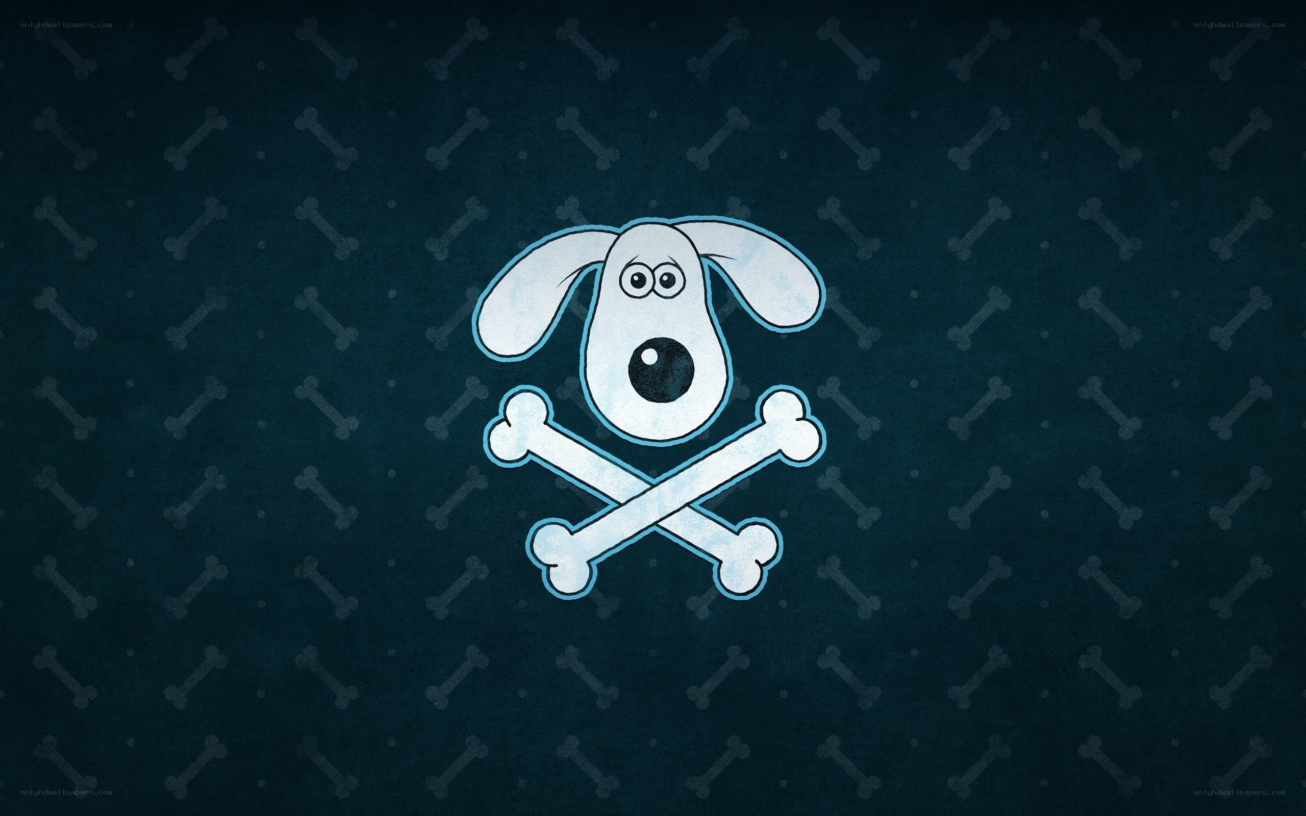 Boo the dog with bones