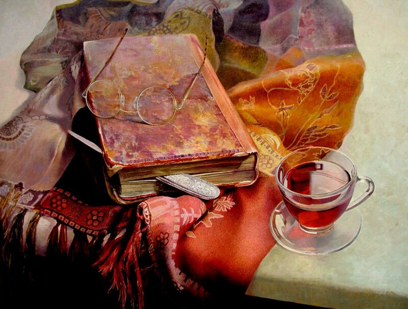 Book and Tea Cup