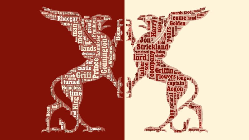 Book character word art