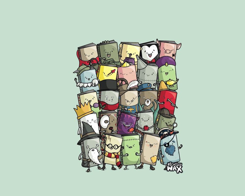 book characters illustration