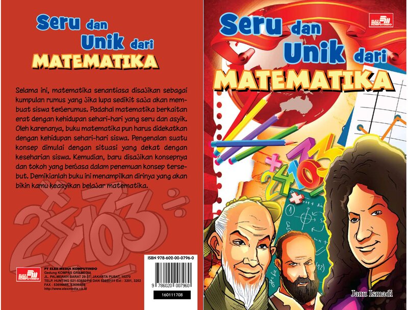 Book Cover with Mathematicians