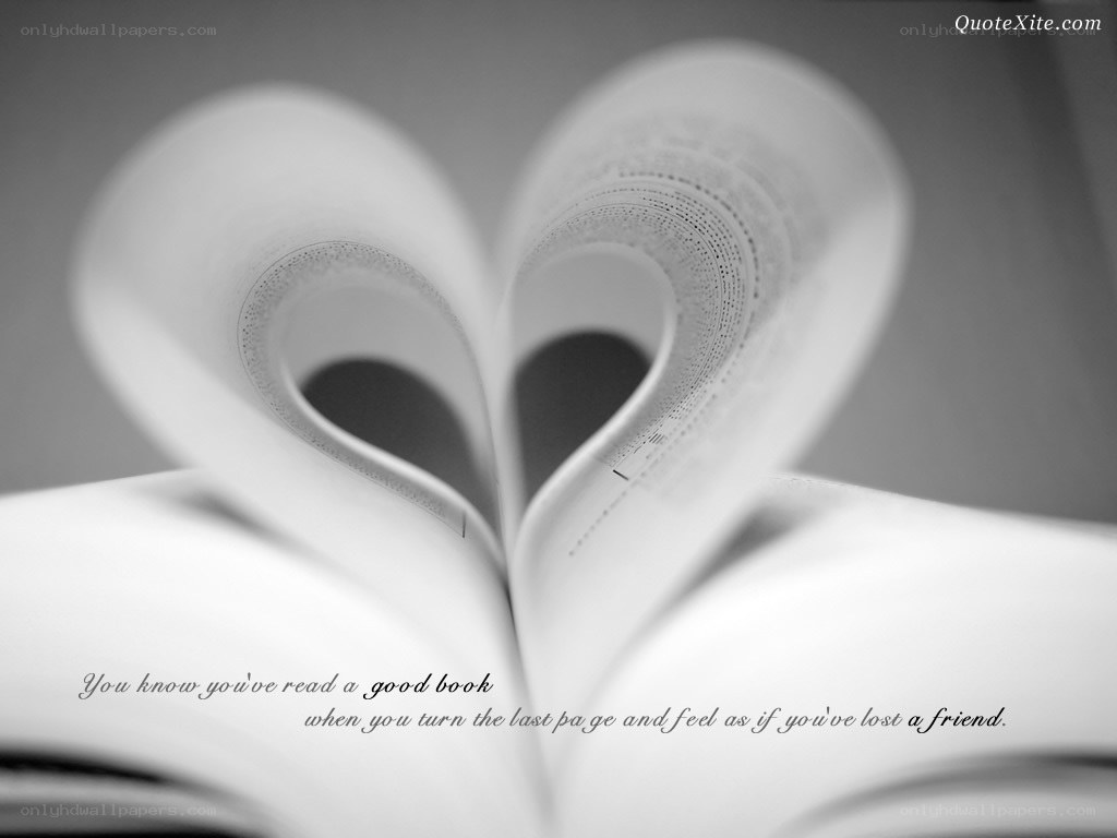 book heart shape
