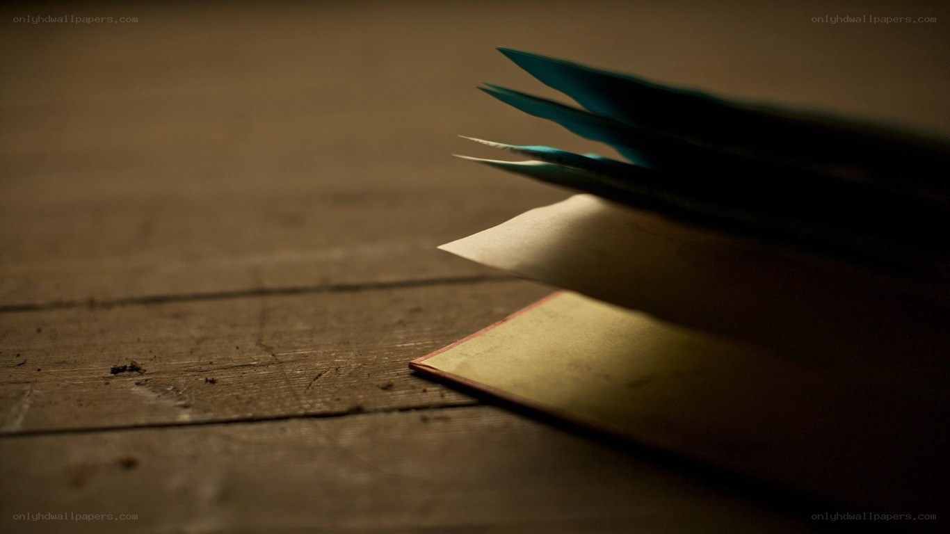 book on wooden surface