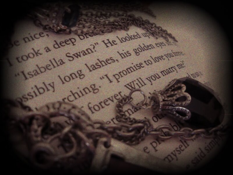 Book Page with Necklace