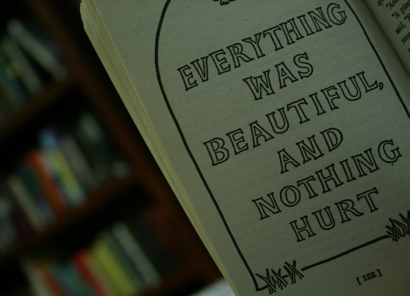 book page with quote
