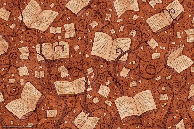 book pattern wallpaper