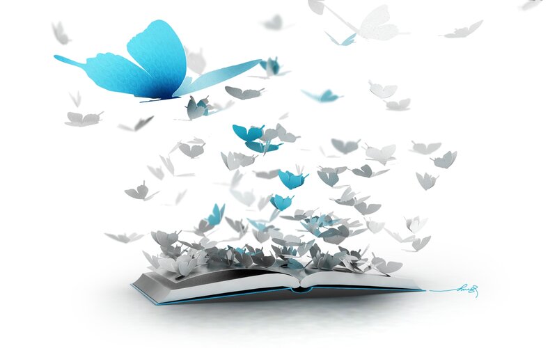 Book with Butterflies
