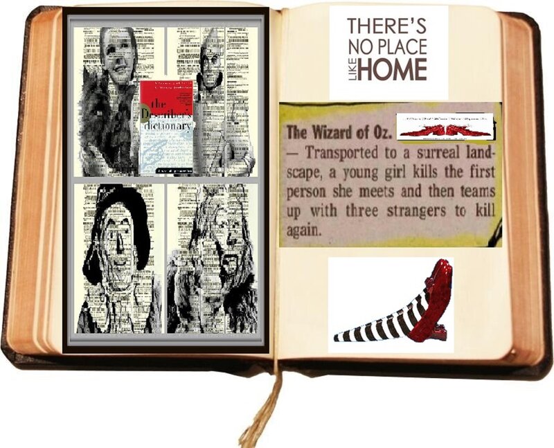 Book with Collage Art
