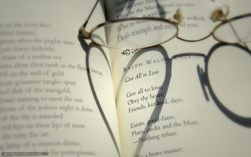 Book with glasses shadow