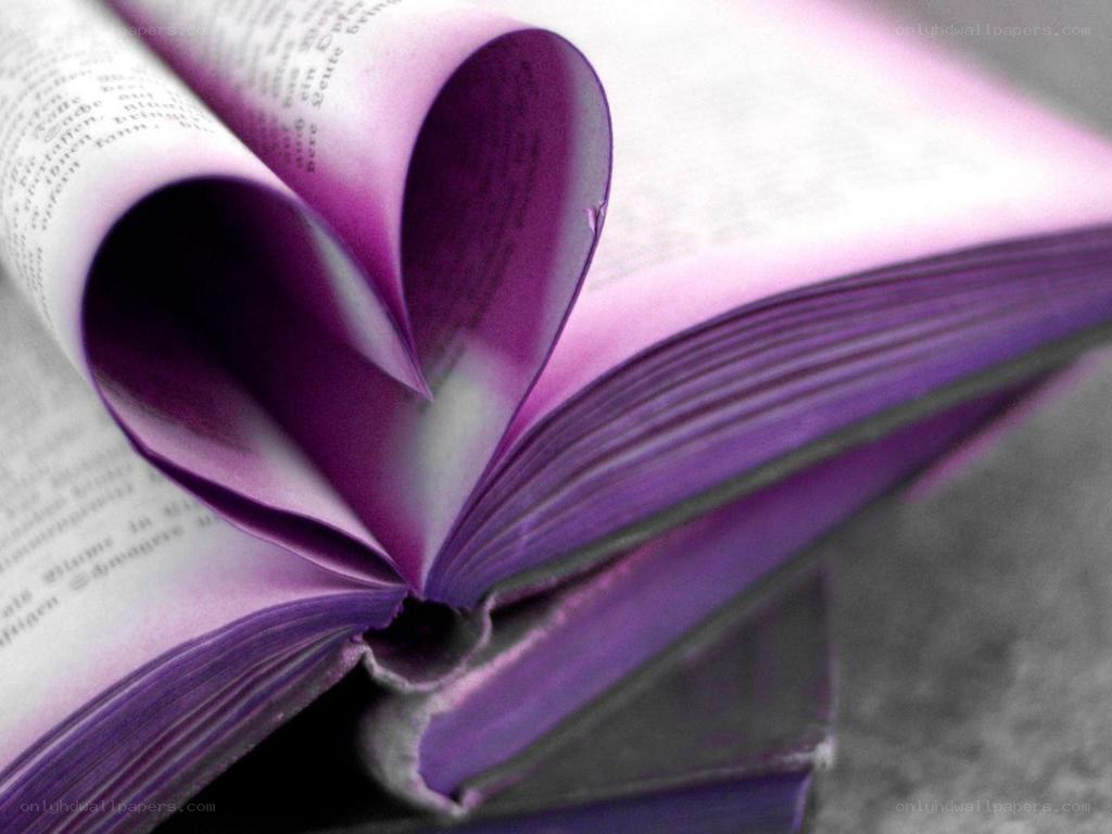 book with heart-shaped pages