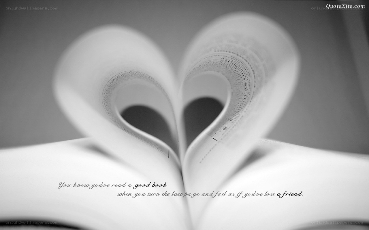 book with heart-shaped pages