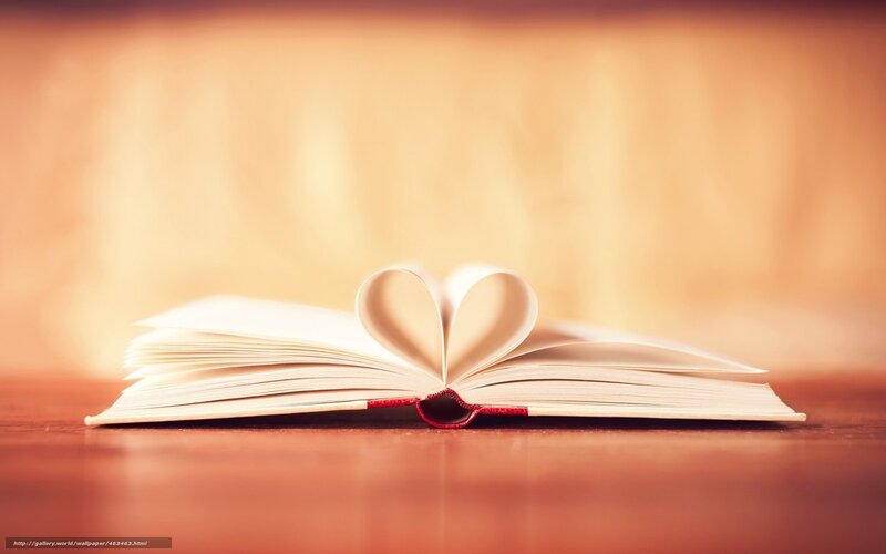 Book with Heart-shaped Pages — Brown, Serene, Photograph, Table