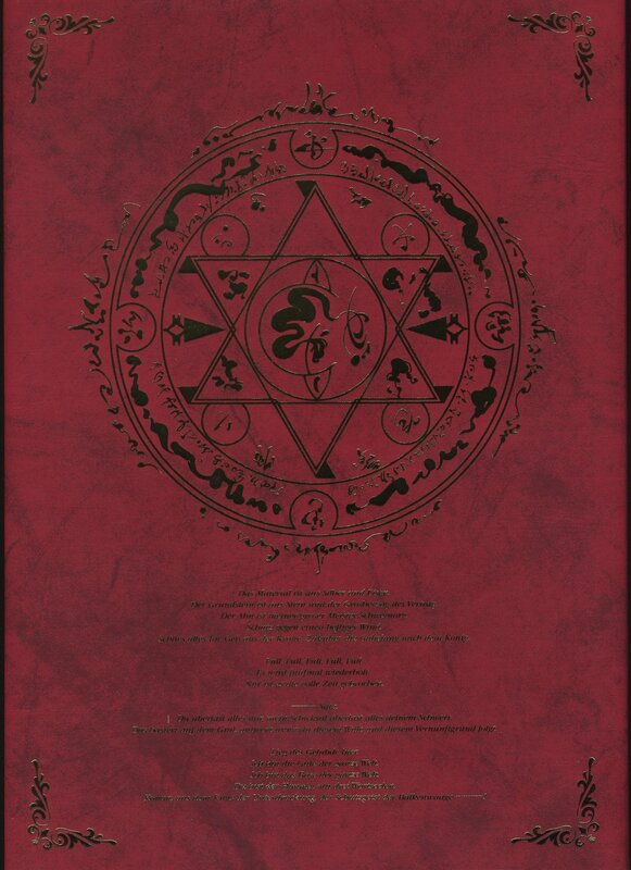 Book with magical symbol