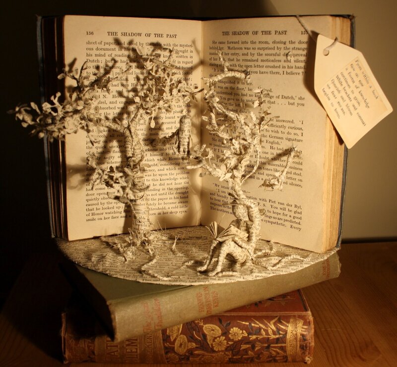 Book with Paper Sculptures