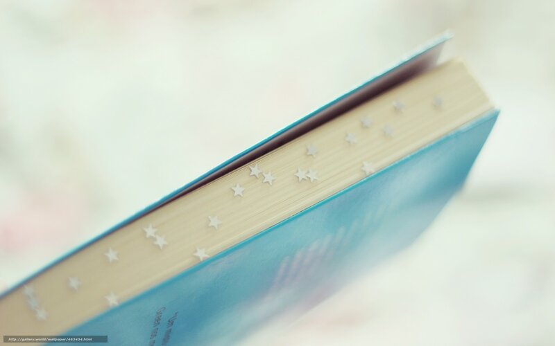 book with star bookmarks