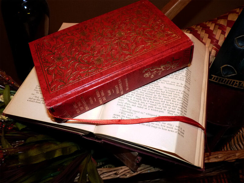 Books in a basket