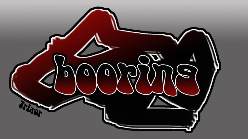 Booring graffiti logo