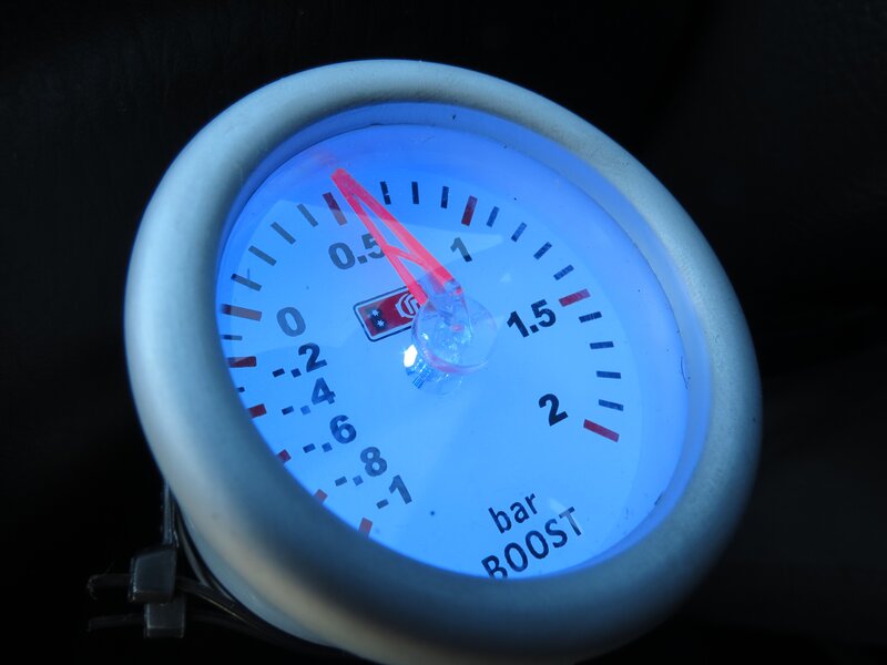 boost gauge in car