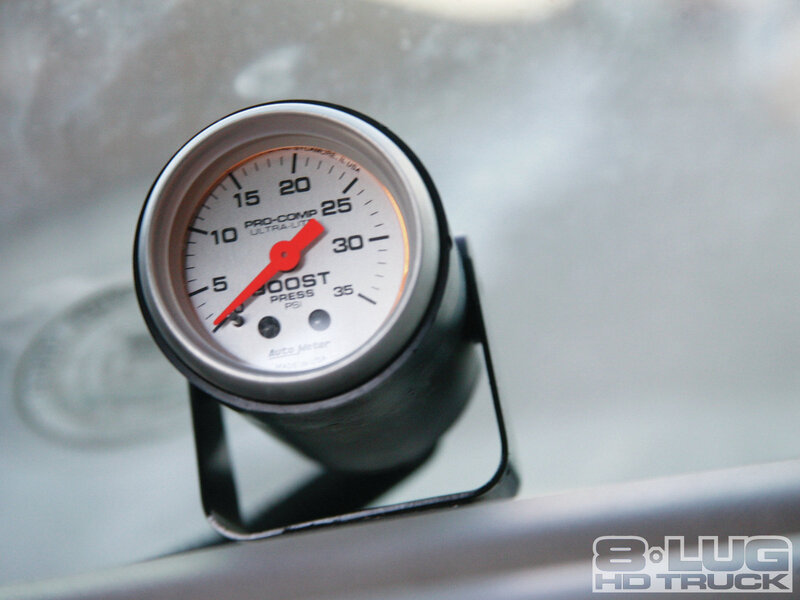 Boost Pressure Gauge — White