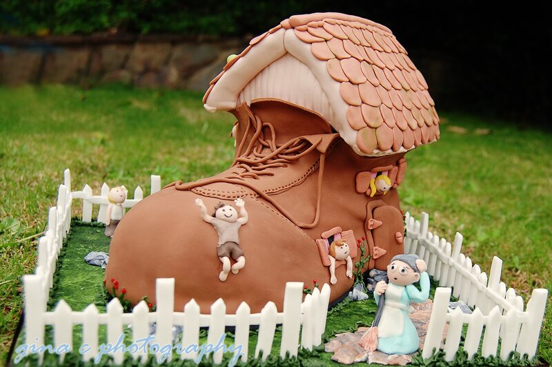 Boot-shaped House Cake