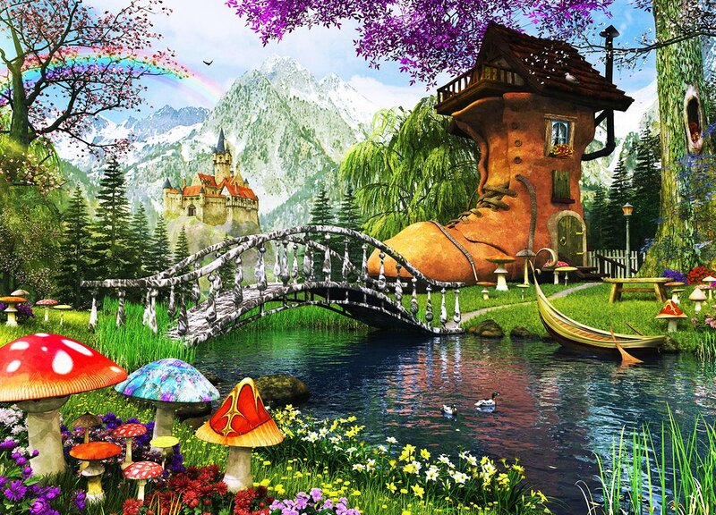 Boot-shaped House — Green
