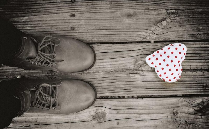 Boots on Wooden Planks